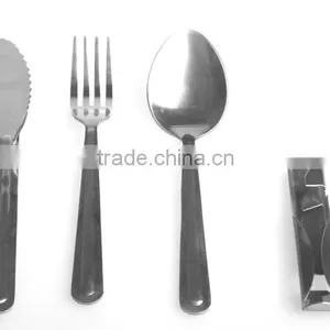 Military Army School Spoons Forks Knives Cutlery Set in 304 201 420 Stainless Steel thumbnail-6