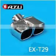 Double Square Car Exhaust Pipes thumbnail-1