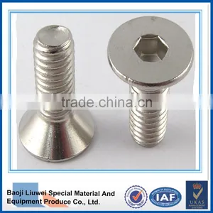 SUPPLY DIN7991 TITANIUM HEXAGON SOCKET COUNTERSUNK HEAD CAP SCRREWS thumbnail-1