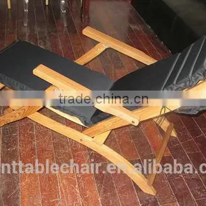 Low Price Beech Wood Folding Wooden Beach Chair Canvas thumbnail-6