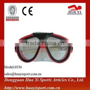 Adjustable UV Protect Adult Silicone Diving Mask Tempered Lens thumbnail-1