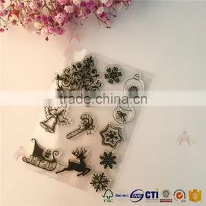 2017 Handmade Paper Wholesale Ornament Clear Stamp Printings thumbnail-1