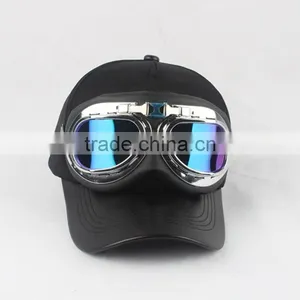 New Style Leather Brim Or Bill Glasses Cap thumbnail-2