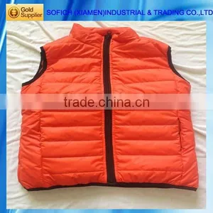 Colorful Children Winter Vest in Waterproof Fabric Micro Fleece thumbnail-3