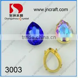 Sew on Rhinestones in Metal Claw for Wedding Dress thumbnail-2