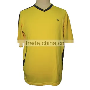 Top Quality Polyester Fabric Black and Yellow Jersey thumbnail-1