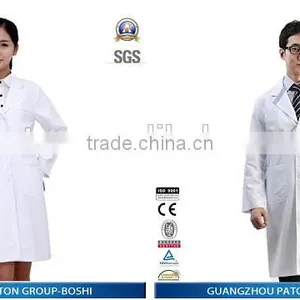 Lab Coat Unifrom Type 65 Polyester / 35 Cotton White Unisex Lab Coats thumbnail-2
