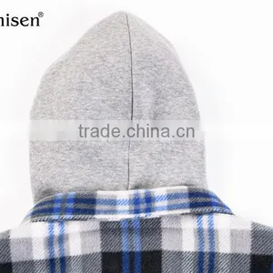 Wholesale Oem Clothing Custom Plain Fleece Men Jacket thumbnail-3