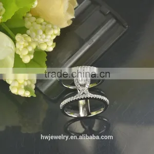 Fashion Sterling Silver Rings With Main Stone Oval Shape 6*4mm thumbnail-1
