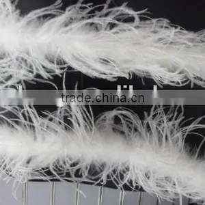 2016 New Style Fashion Solid Colors 200cm Ostrich Feather Boa For Decorate thumbnail-2