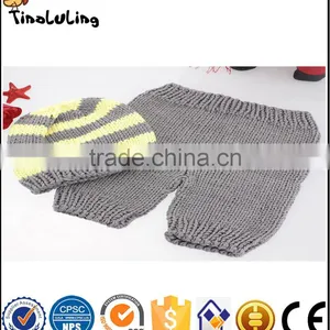 Wholesale Hand Knitted Fancy Baby Costumes Newborn Photography Props thumbnail-1
