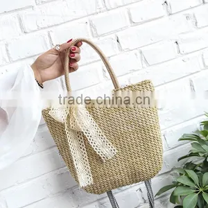 Zm35577a Wholesale Women Beach Bags Fashion Summer Straw Handbags thumbnail-3