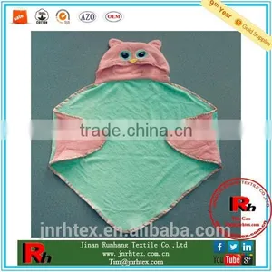 Custom 100% Cotton Velour Animal Hooded Towel thumbnail-1