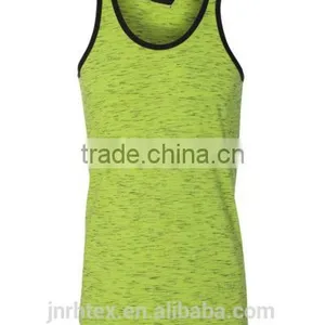 95% Cotton 5% Spandex Mens Gym Injected Slub Tank Top thumbnail-1