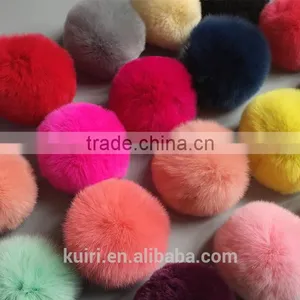 New Fashion Hot Rabbit Fur Ball Rabbit Keychain/mink Fur Rabbit Keychain/fur Pom Pom thumbnail-1