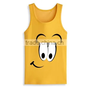 Bulk Cheap Price Latest Pattern Mens 100 Cotton Designer Casual Burnout Tank Top thumbnail-3