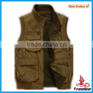 2015 Reversible Custom Fishing Vest, Shooting Hunting Vest for Men thumbnail-1