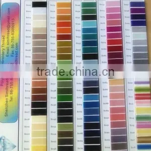 120 Colors Polyester Embroidery Thread 1000M/Spool thumbnail-4