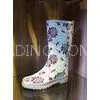 OEM / ODM Printing Flower Rubber Half Rain Boots For Ladies thumbnail-1