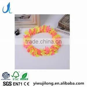 High Quality Hawaii Flower Necklaces Hula Lei Garland For Party Dance thumbnail-1