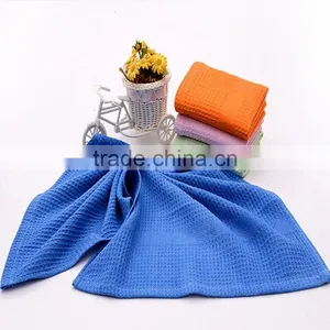 Wholesale Tea Towel Waffle Dish Towels Cotton Waffle Weave Kitchen Tea Towel thumbnail-2