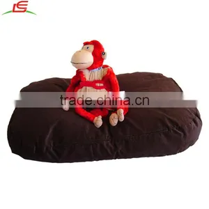 Custom Monkey Rhinoceros Plush Dog Toys on Bean Bag Dog Bed thumbnail-2