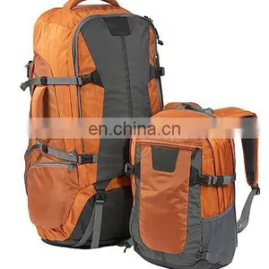40L +15L Large Capacity High Quality Travel Bag Hiking Backpack thumbnail-1