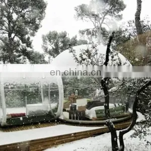 Pomotion!! Inflatable Transparent Tentromantic ,bubble Tent for Party ,camping Inflatable Clear Multi-room Tent thumbnail-2