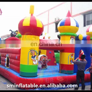 2016manufacturer Professional Production PVC Inflatable Enterrtainment Castle Inflatable Plastic Slide Inflatable Bluncer thumbnail-6