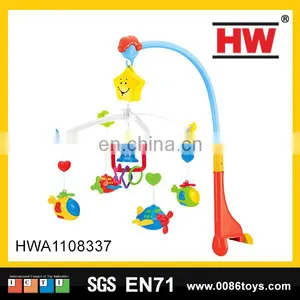 Hot Selling Plastic Musical Baby Mobile Hanging Rattle Bell thumbnail-1
