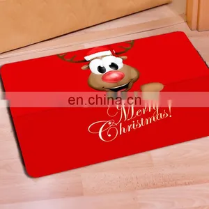 2017 New Christmas 3D Carpet Santa Claus Door Mat for Bathroom thumbnail-5