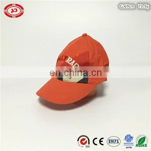 Orange Cotton 6 Panels New Custom Cotton Sports Baseball Cap thumbnail-1