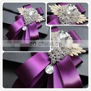 Aidocrystal Handmade Bow Tie Men's Suit Tie Men's Plaid Necktie Formal Wear Bowknots Ties For Male thumbnail-1