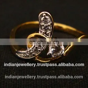 Cz Jewelry Finger Rings Exporter, cz Ring Jewellery Ring Manufacturer thumbnail-5