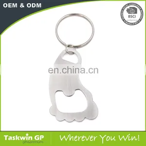 2017 New Beautiful Design High Quality Cheap Custom Bottle Opener Metal Keychain thumbnail-1