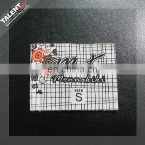 Custom Garment Decoration Cotton Cloth Printed Label thumbnail-1