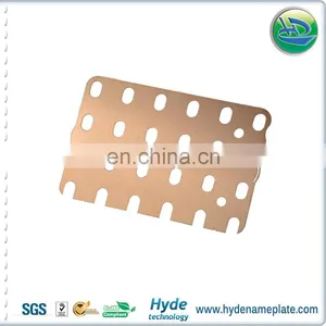 Factory Special Offer Customized Etching Metal Plate Square for Coffee Machine thumbnail-1