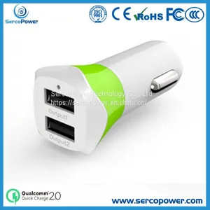 Оптовая продажа автомобильного зарядного устройства с двумя USB-портами thumbnail-5