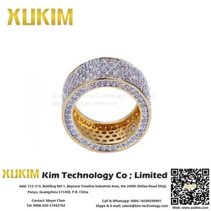 Xukim CZR006 Gold Ring Design for Male and Female thumbnail-2