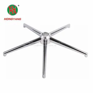 ZX-19Z Wholesale Chrome Swivel Modern Metal 5-star Chair Base thumbnail-3