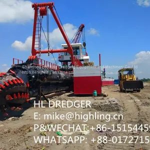 2018 New Highling 20 Inch Cutter Suction Dredger,River Dredging Ship For Sale thumbnail-1