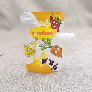 Mushroom Head Sucking Mouth Bag Big Cap Children's Drink Fruit Puree Sucking Mouth Bag Jelly Liquid Food Bag Made to Order thumbnail-3