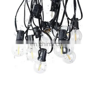 25ft G40 String Lights With Edison Bulbs Outdoor Market Lights Patio Backyard Party Lights thumbnail-2