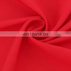 High Quality 100D Polyester 4 Way Stretch Fabric Plain Woven Polyester Spandex Fabric Stretch Fabric for Garment and Dress thumbnail-6