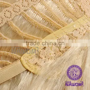 Fashion Ladies Long Curly Hair Inclined Bang Fleeciness and Big Waves Wig thumbnail-6
