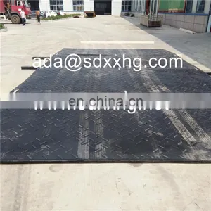 Heavy Equipment Mud Mats Compression Moulded Mats UV Inhibitor UHMMWPE Floor Protection Heavy Duty Helicopter Landing Mat thumbnail-4