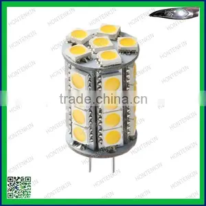 Bi-pin G4 Tower Type 30 LEDs SMD 5050 LED Bulbs Warm White 12V DC thumbnail-3