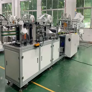 High Quality Full Automatic Cup Shape Face Mask Making Machine 3d Dust Mask Machine thumbnail-4