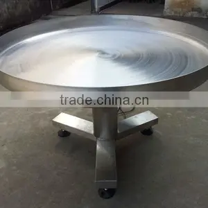 Factory Price 304# Stainless Steel Collecting Rotary Packing Table thumbnail-1