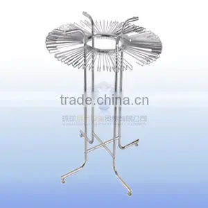 Chrome Metal Movable Clothes Hanger/display Stand for Shop Display thumbnail-1